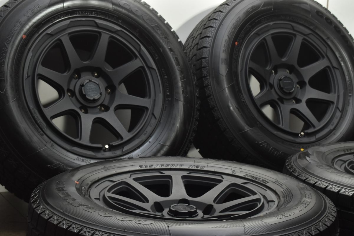 製 超バリ溝 ROCK KELLY MX V 17 in 8 J 20 PCD 139 7 グッドイヤー アイスナビ SUV 265 65 R プラド ハイラックス サーフ