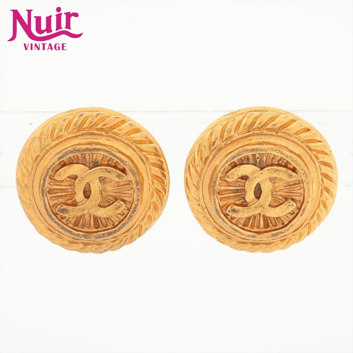 CHANEL シャネル イヤリング 93P 1993年 ラウンド ココマーク - メルカリ