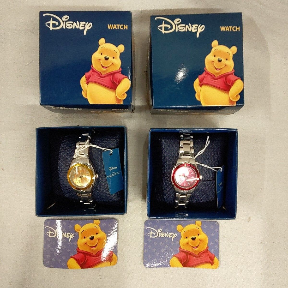 新品 未使用 ディズニー くまのプーさん 2個セット 腕時計 Disney プー 