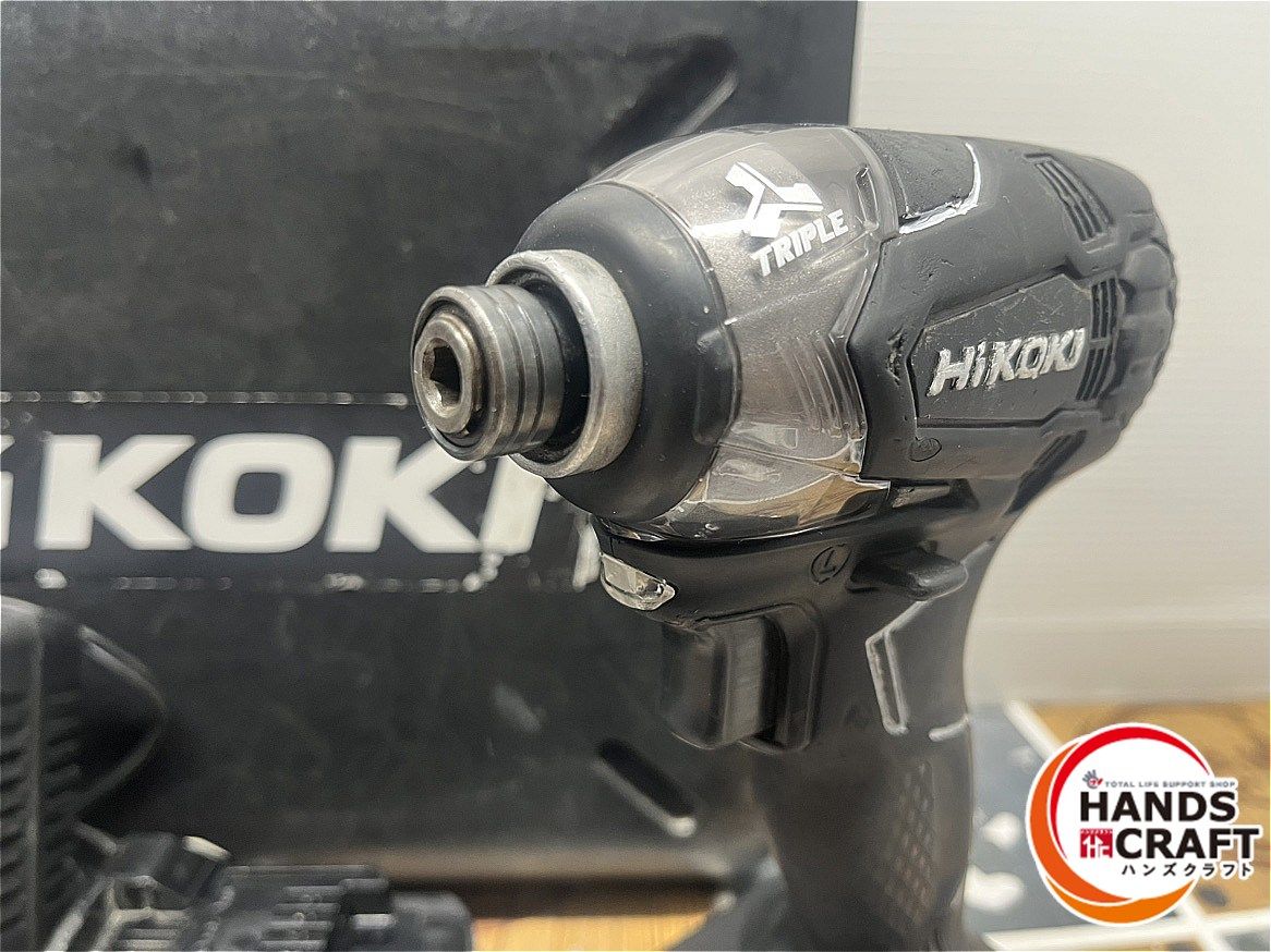 ◆ HIKOKI ハイコーキ コードレスインパクトドライバ BSL 1460バッテリ×2 UC 18 YDL充電器×1 PSEマーク有り