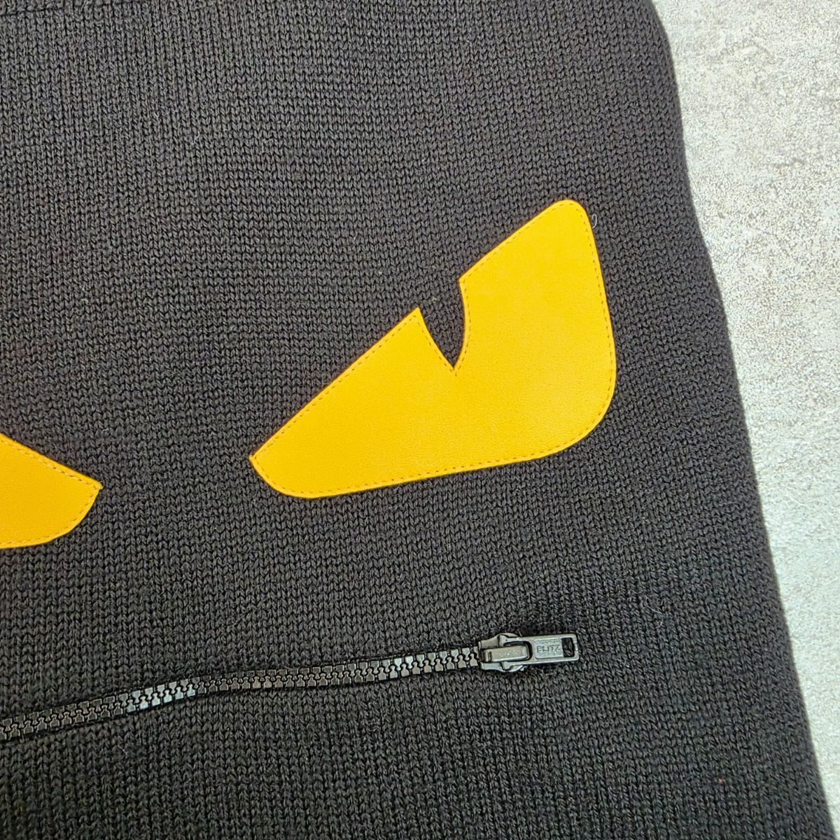 FENDI フェンディ バグズ モンスター マフラー FXS124 メンズ ウール