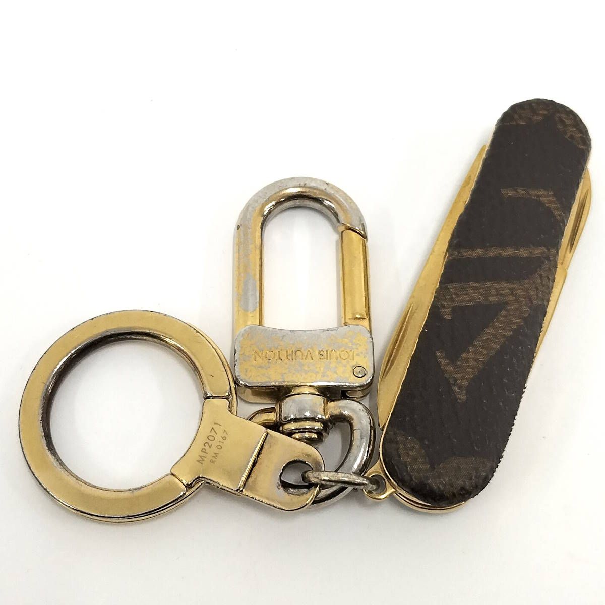 LOUIS VUITTON Supreme コラボ ポケットナイフキーチェーン マルチ