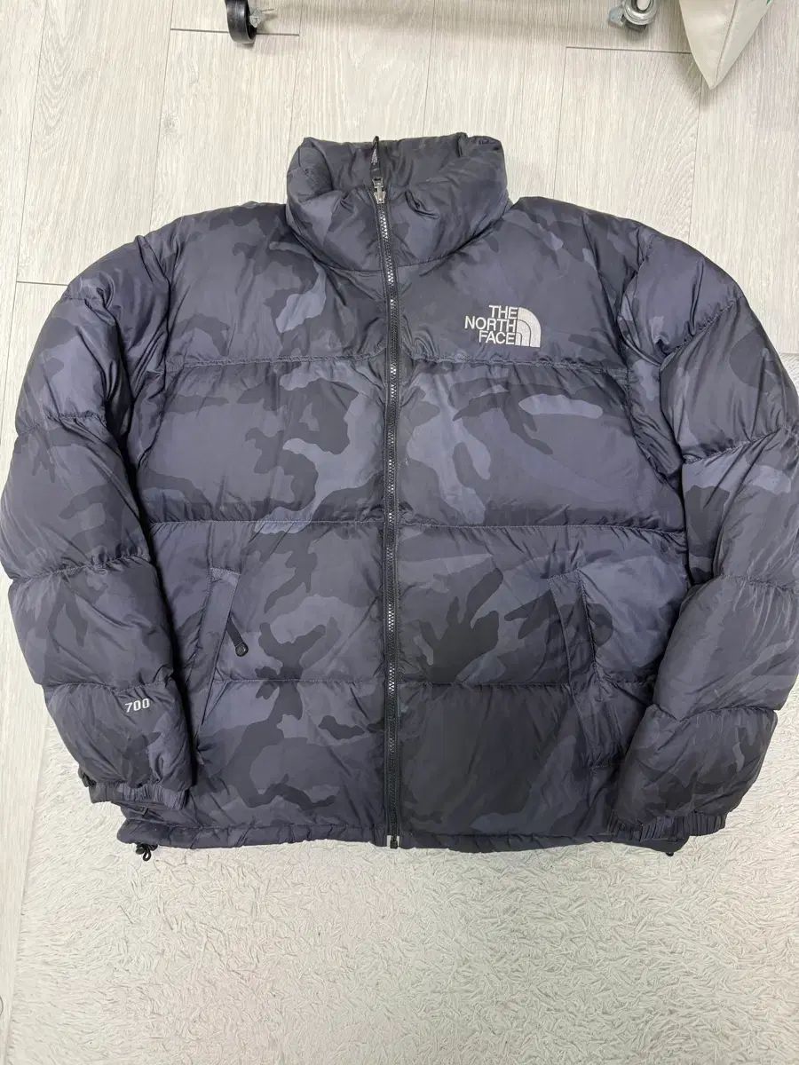 L THE NORTH FACE ザノースフェイス センターロゴ ダウン