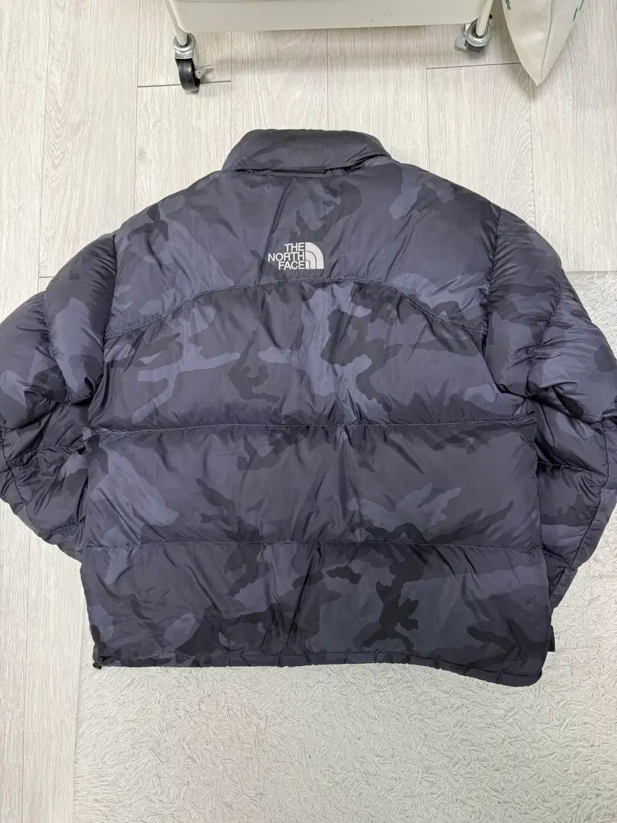 L THE NORTH FACE ザノースフェイス センターロゴ ダウン