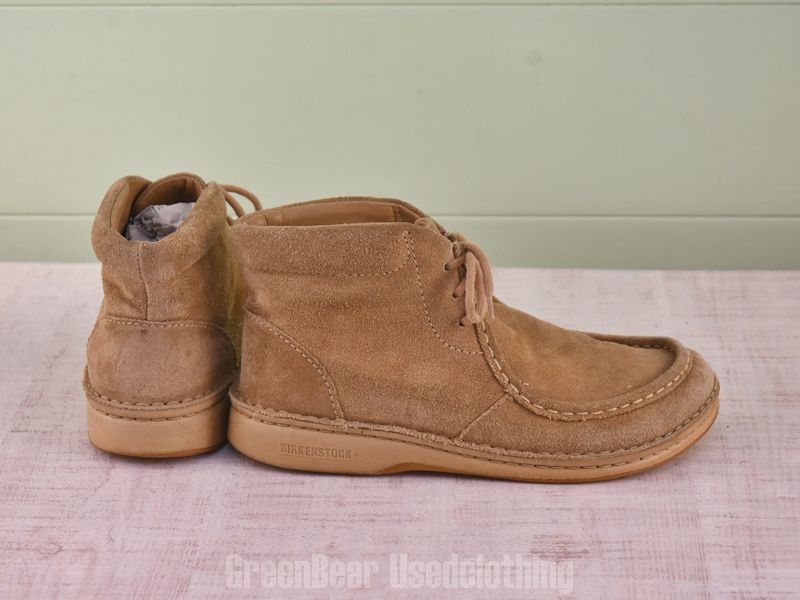 E 325 ドイツ製 コンフォートシューズ スウェード 茶 レディース 24.5 cm