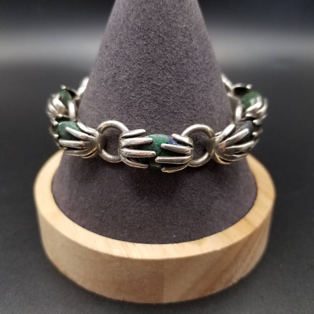 50'60's メキシコ 925 シルバー クリソコラ チェーンリンク