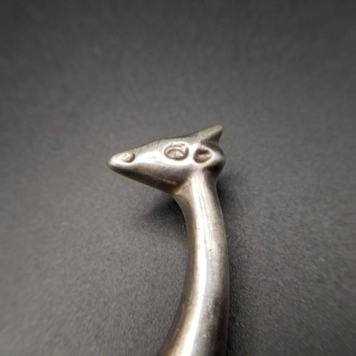 ZINA キリン 立体アート 925 シルバー ヴィンテージ ブローチ 銀細工