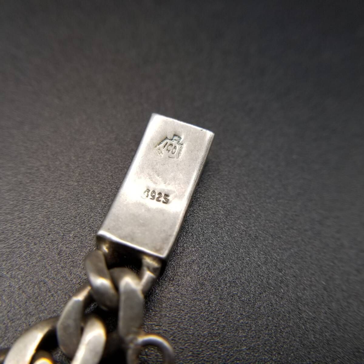 ICO刻印 喜平チェーン チャンキー 925 シルバー ヴィンテージ 