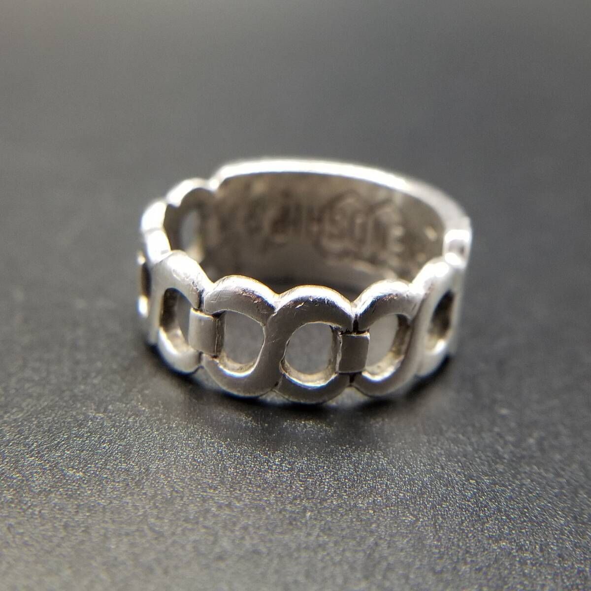 アメリカ国章 白頭鷲 紋章 Friendship 925 シルバー ヴィンテージ バンド リング 銀 指輪 フレンドシップ 仲間 Y 20 I