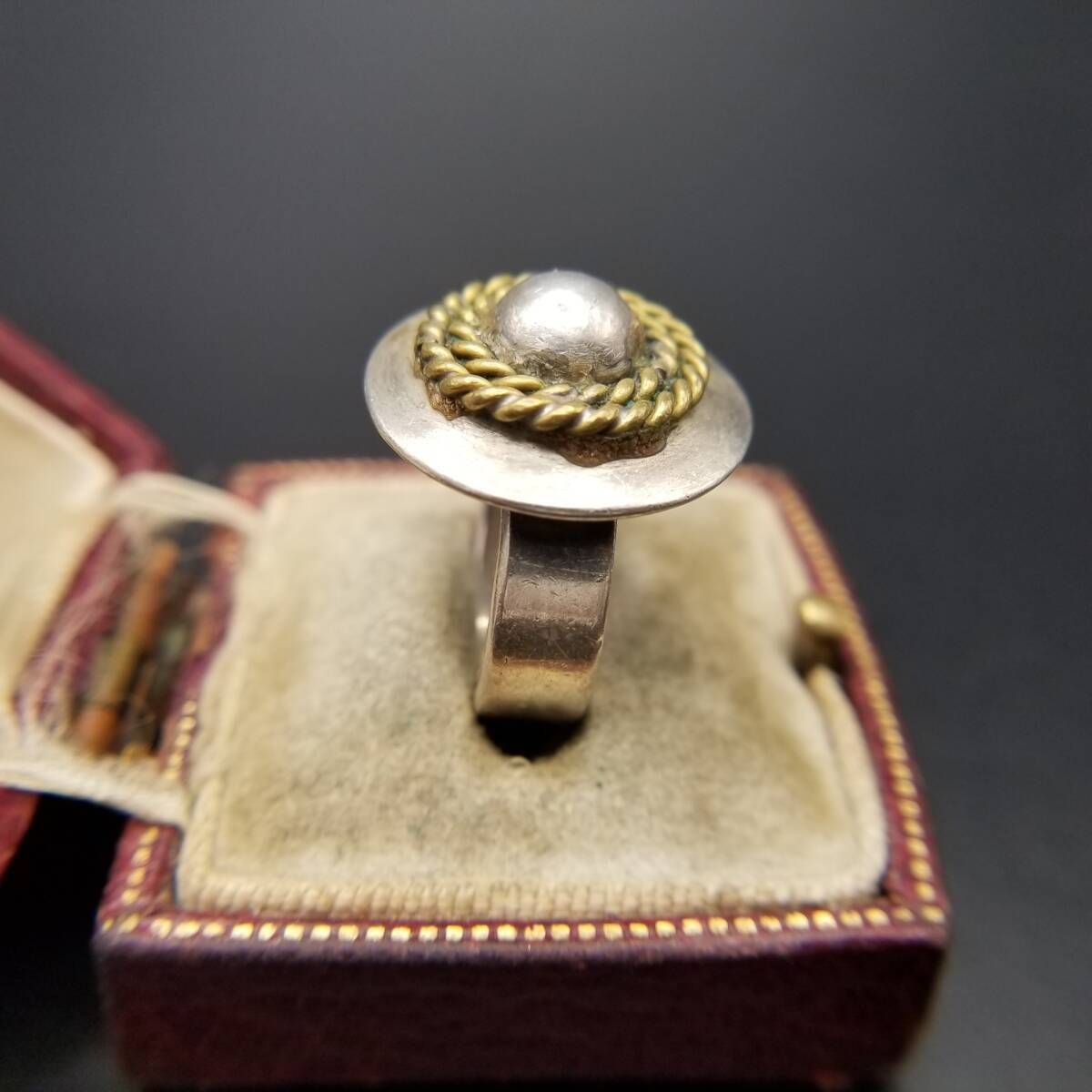 メキシコ 925 シルバー ラウンド シルエット 卸売 ツイスト ゴールド