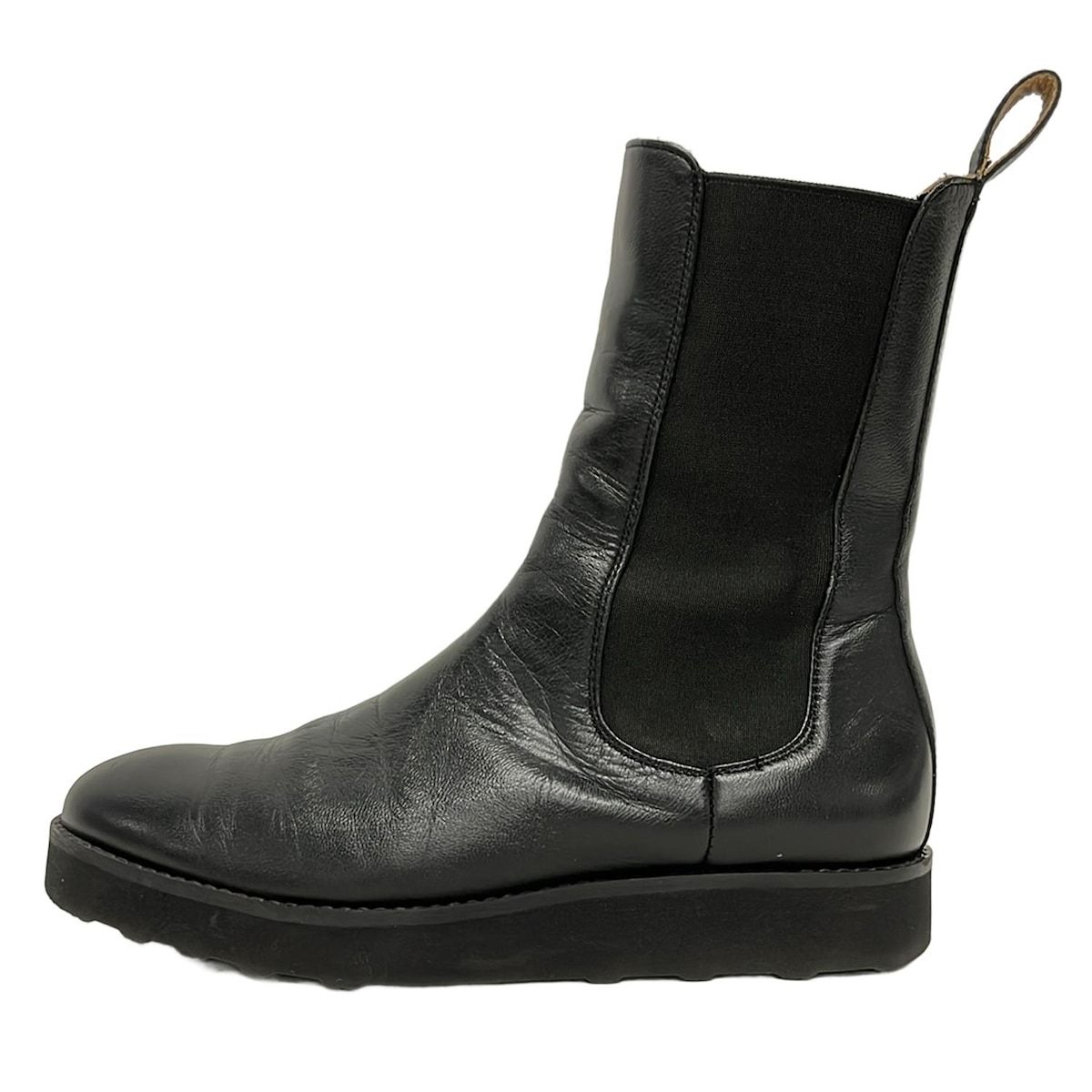 CAMINANDO(カミナンド) ショートブーツ 8 レディース - 黒 サイドゴア