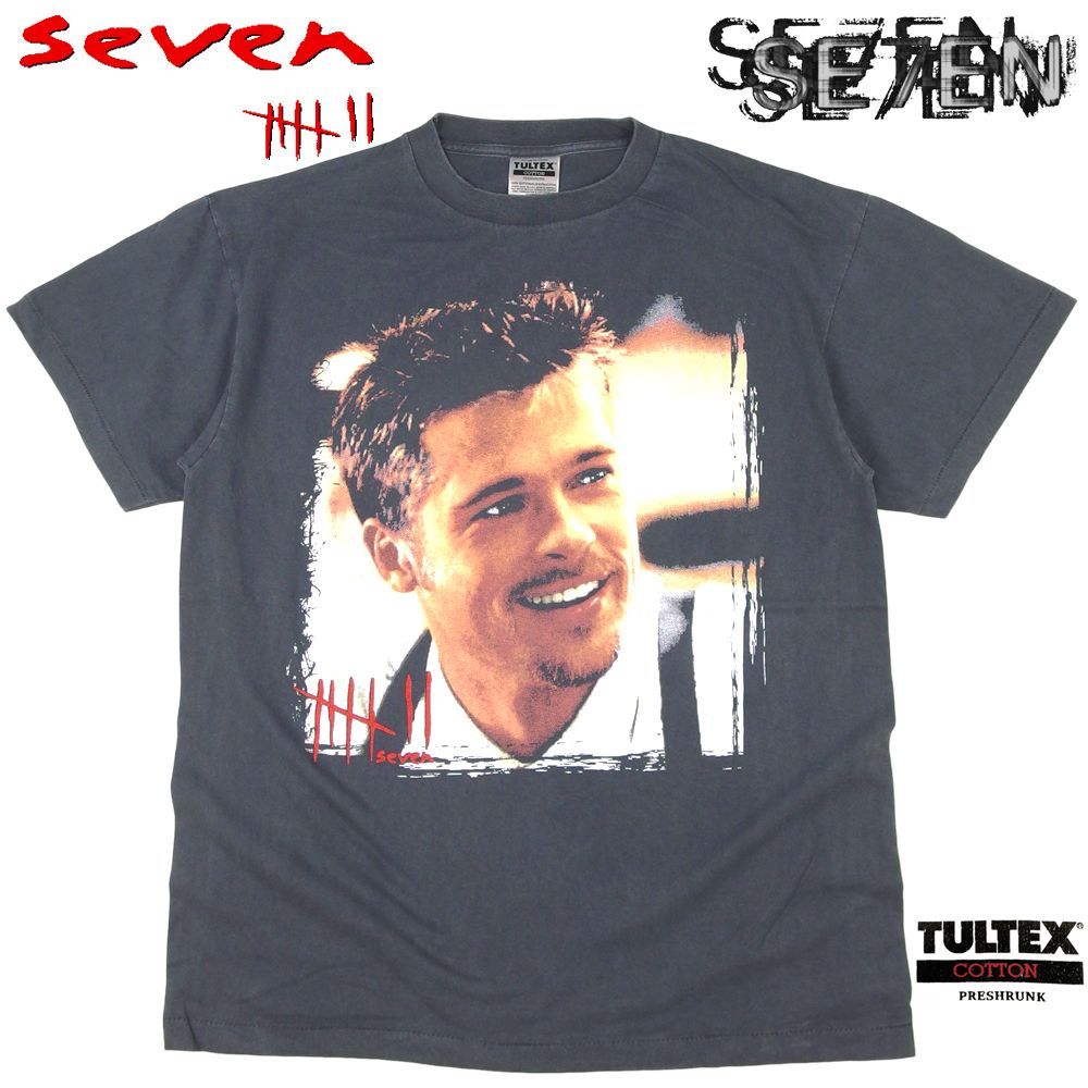346 SEVEN セブン Tシャツ 半袖 SE7EN 1995 アメリカ ブラットピット