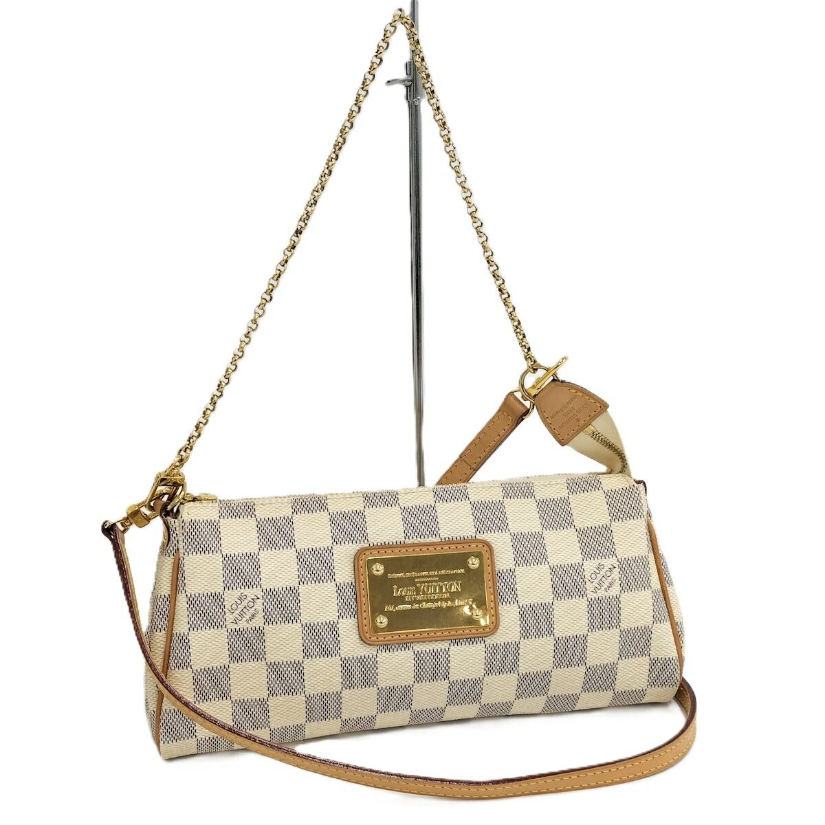LOUIS VUITTON エヴァ 2 WAYショルダーバッグ ダミエ アズール N 55214