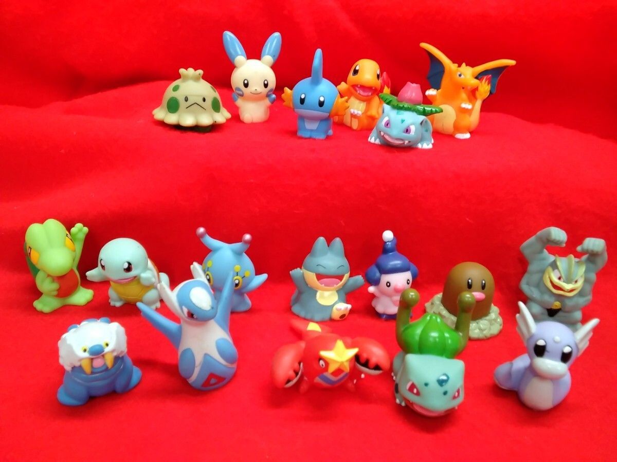 おもちゃ フィギュア ポケモン 指人形 ソフビ 18ケまとめ 中古品