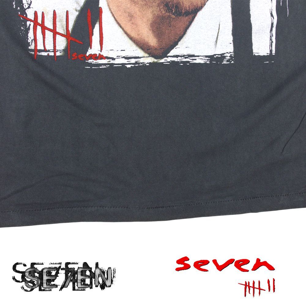 346 SEVEN セブン Tシャツ 半袖 SE7EN 1995 アメリカ ブラットピット
