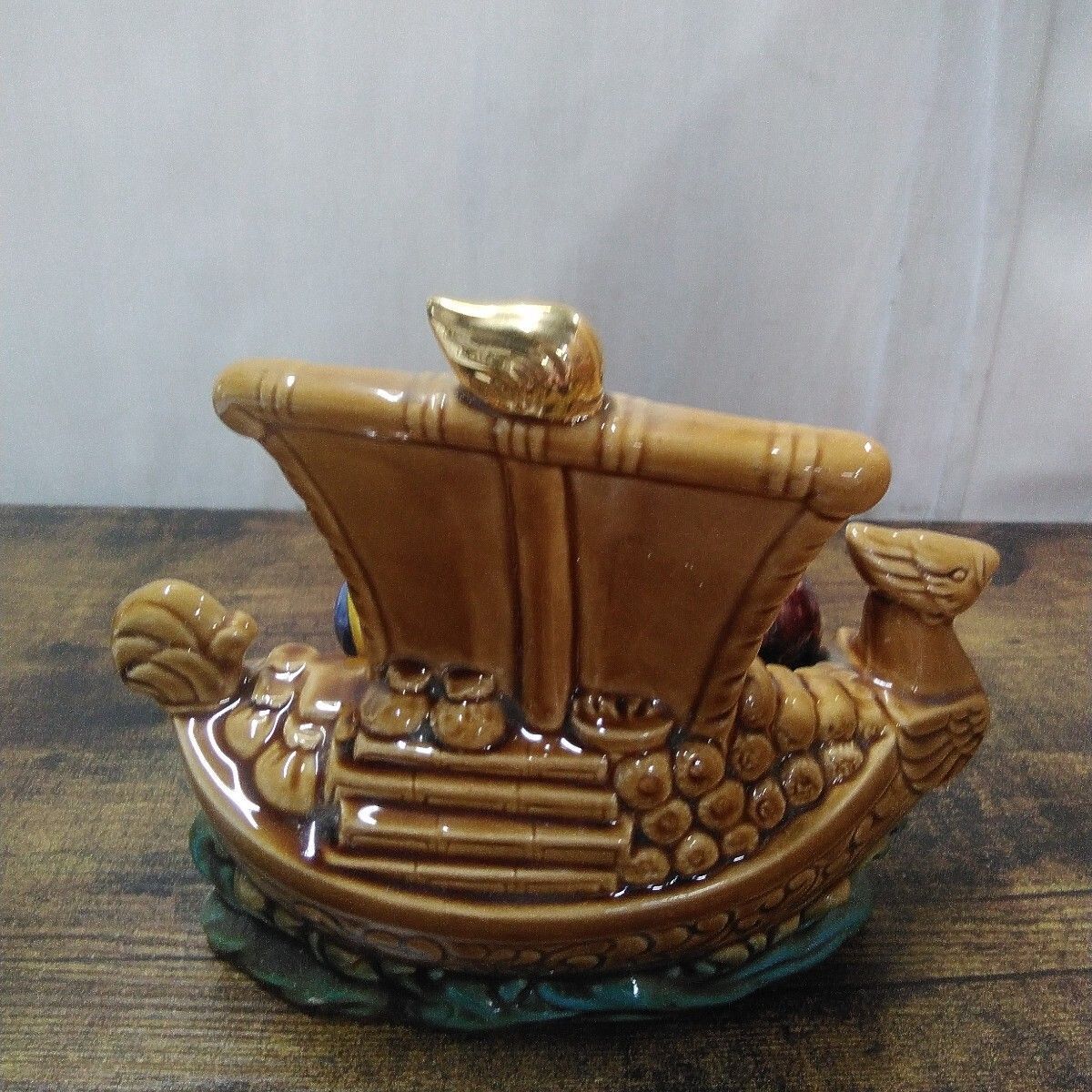 縁起ものインテリア　陶芸像 七福神　ビンテージ　アンティーク　レトロ雑貨 68353_1.jpg