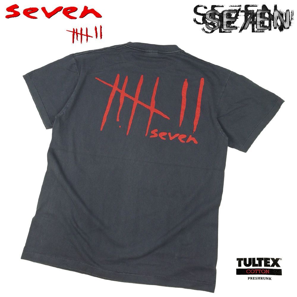 346 SEVEN セブン Tシャツ 半袖 SE7EN 1995 アメリカ ブラットピット