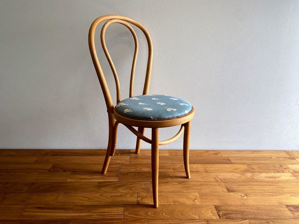80s ヴィンテージ 秋田木工 No.16ダイニングチェア ミナペルホネン張替済 1980s 秋田木工 No.16 ヴィンテージ ダイニング チェア ミナペルホネン
