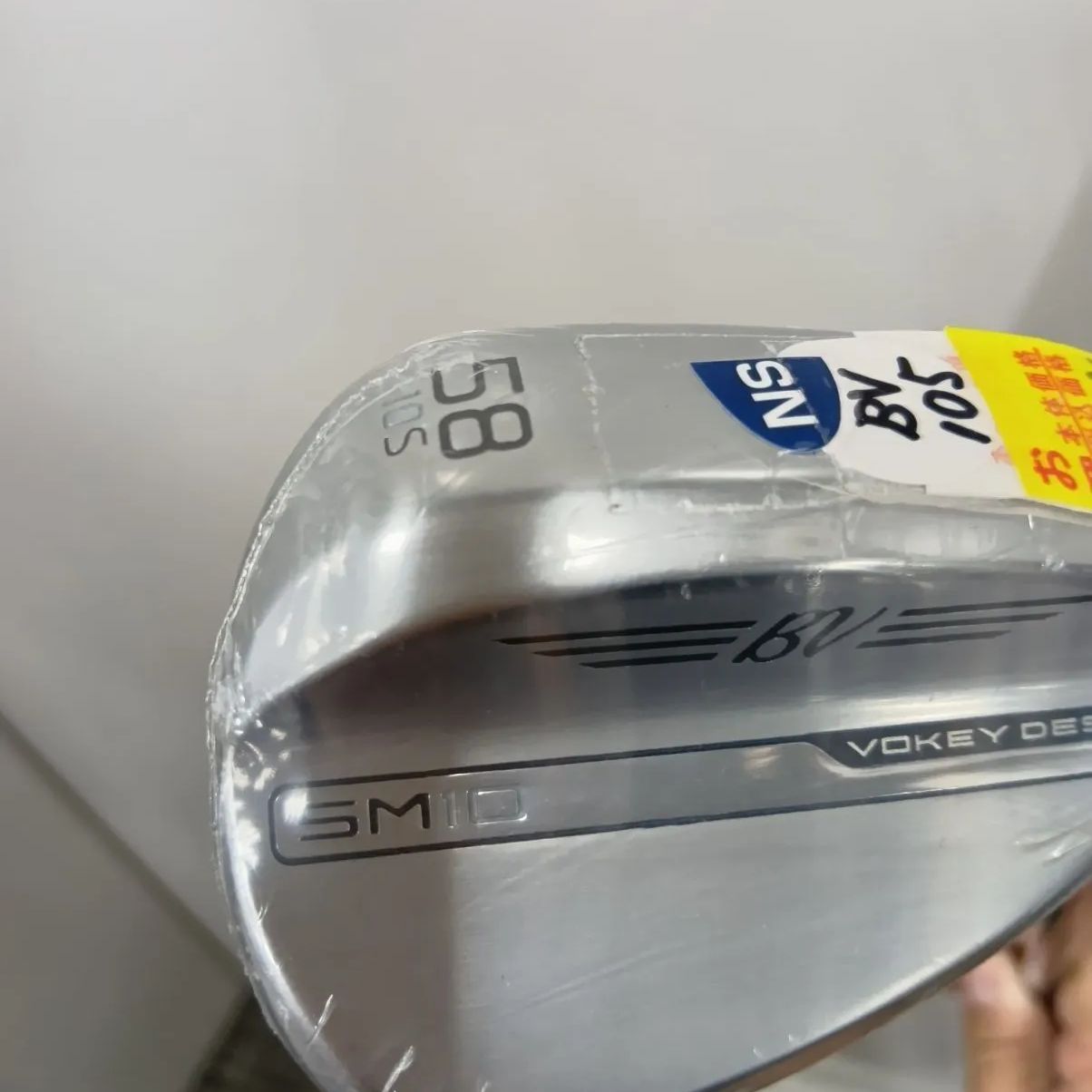Wg タイトリスト VOKEY SM 10 58-10 S ウェッジ メンズ ツアークローム仕上げ BV 105 スチールシャフト 日本 モデル
