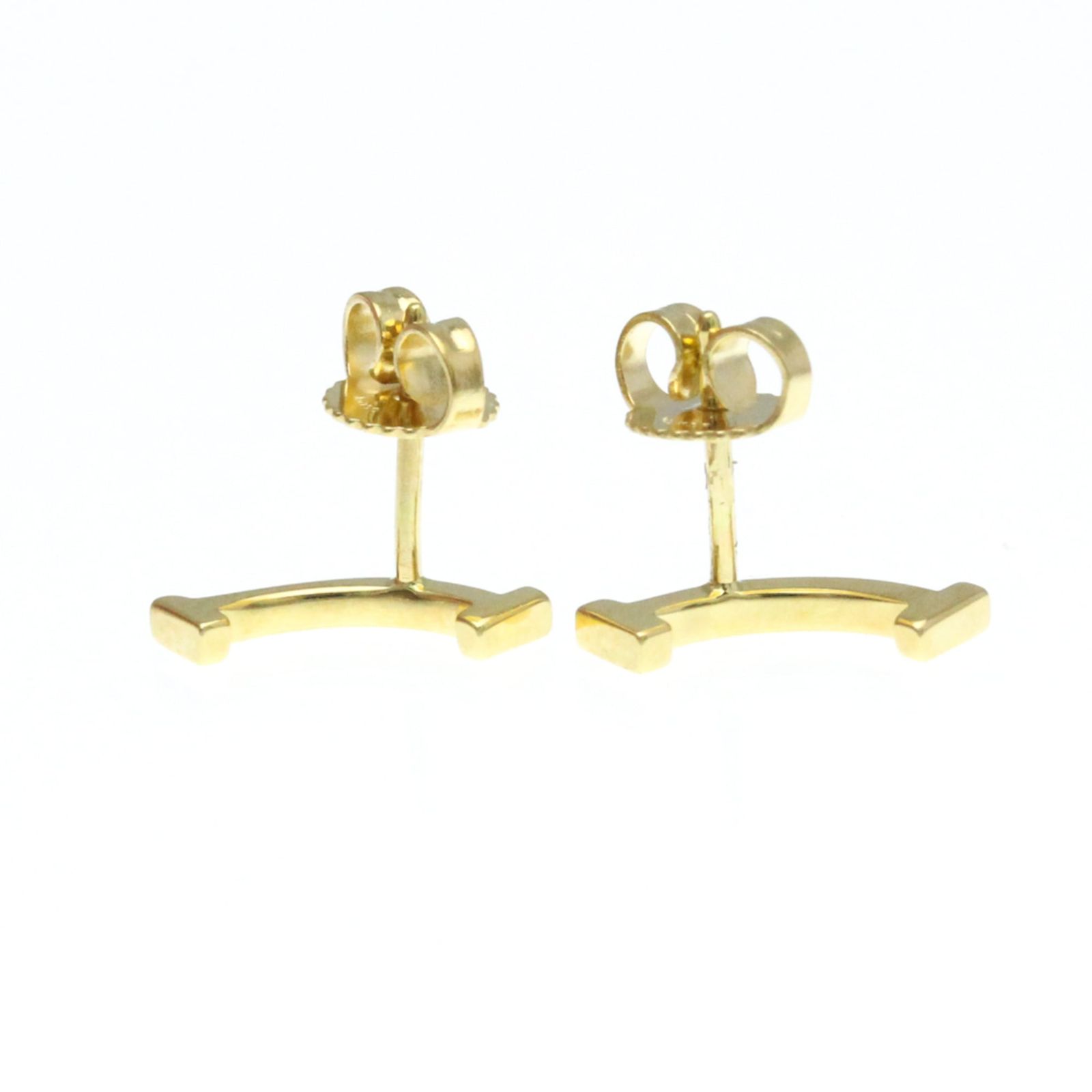 ティファニー(Tiffany) ティファニー T スマイル ピアス 無し K18