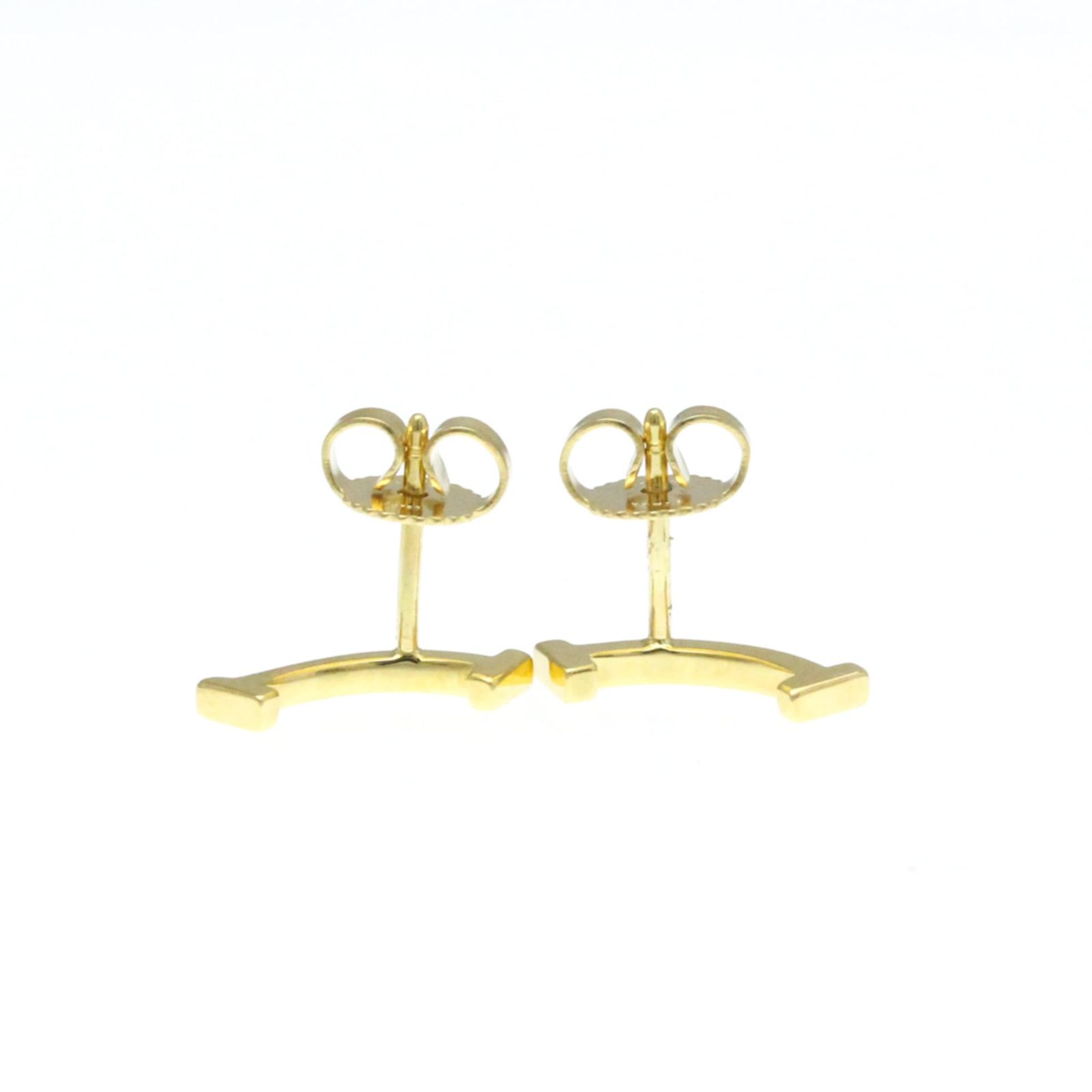 ティファニー(Tiffany) ティファニー T スマイル ピアス 無し K18