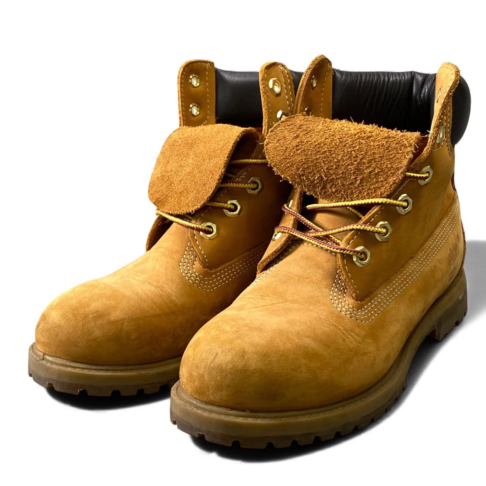 【美品】 Timberland イエローブーツ　ワークブーツ　厚底　キャメル Timberland（ティンバーランド） レディース 6インチ プレミアムブーツ
