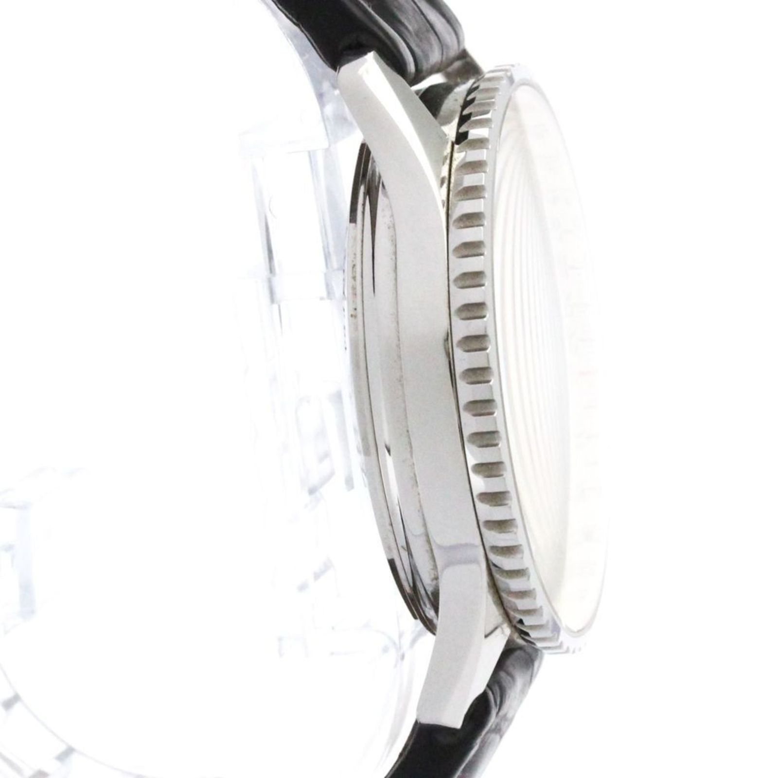  ブライトリング ナビタイマー ステンレススチール レザー 手巻き メンズ 時計 A 11022 1 外装仕上げ済み 手巻き時計 腕時計(アナログ)