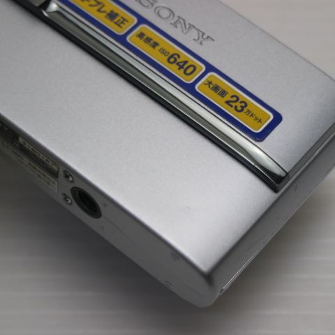 新品同様 Cyber-shot DSC-T9 シルバー 即日発送 SONY デジカメ