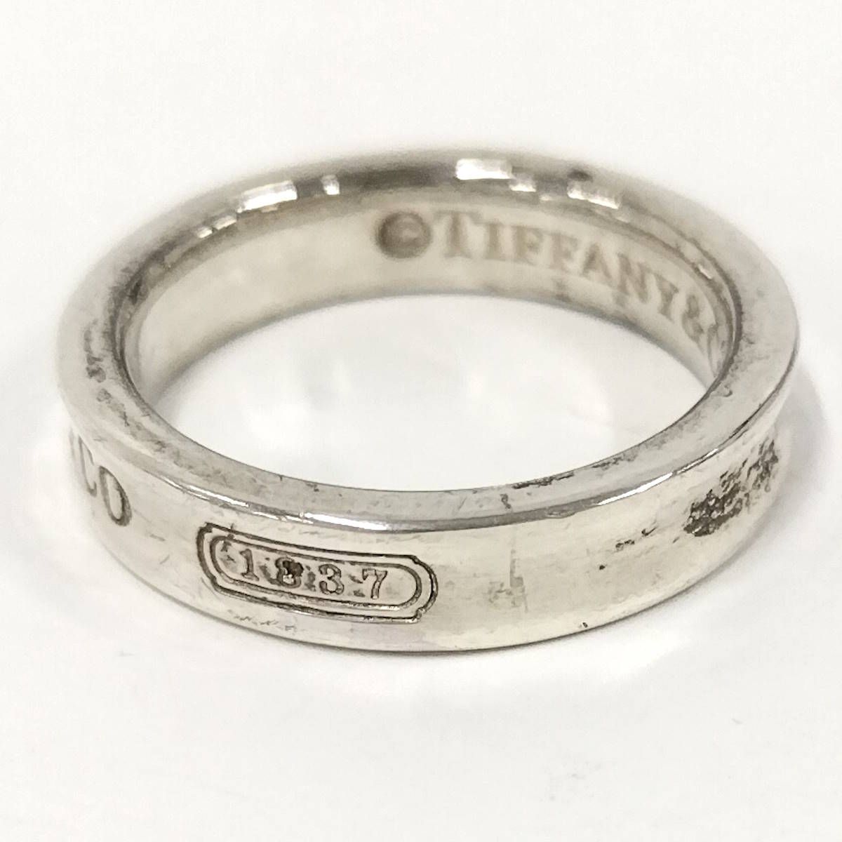 TIFFANY&Co. 1837 ナロー リング SV925 シルバー925 約6号 小売業者