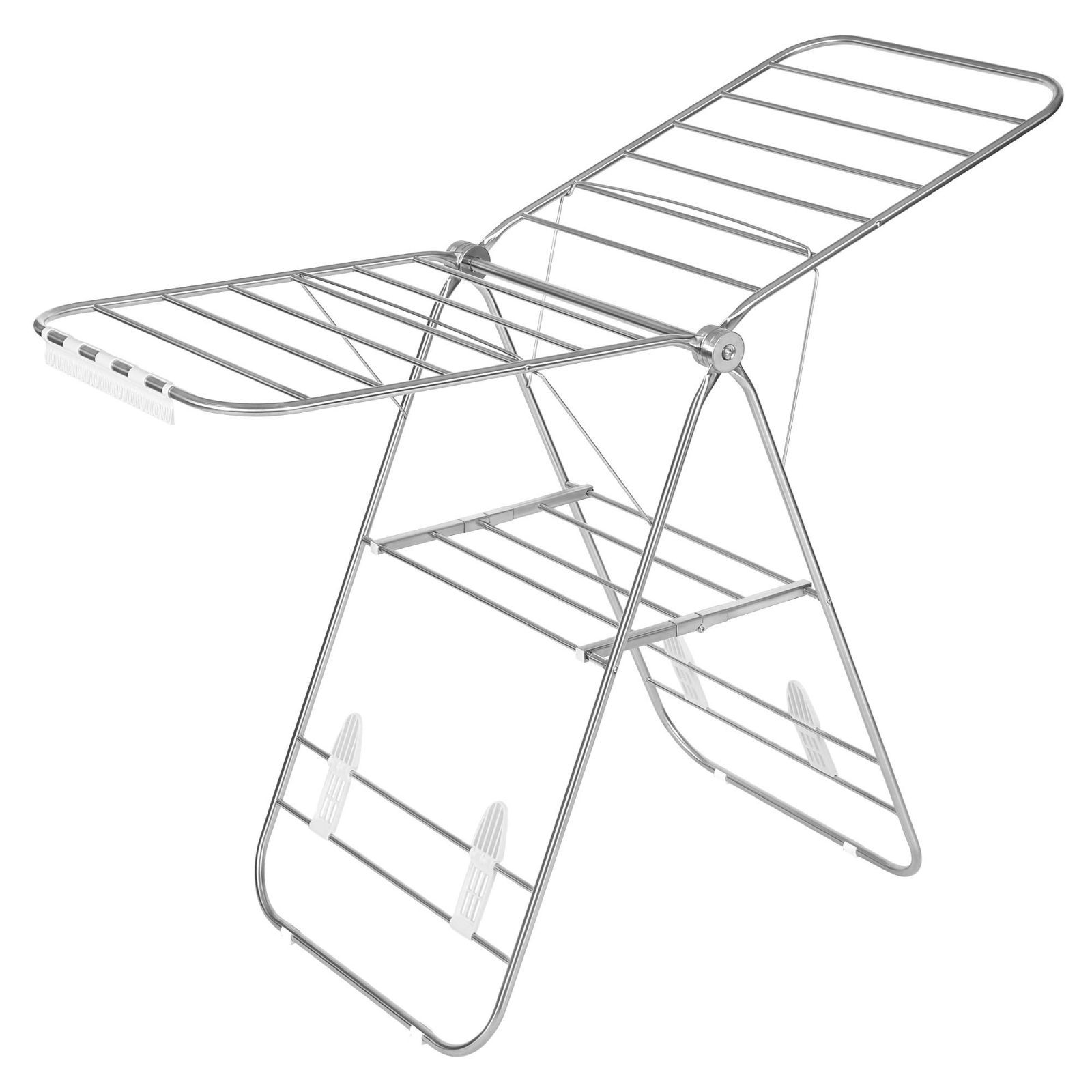 数量 物干しスタンド 洗濯物干し室内物干し 布団干し 物干しラック 折りたためる 全体スチール製 幅144 cm 組立不要 高さ調節 靴掛け付き 頑丈 LLR 51 SV