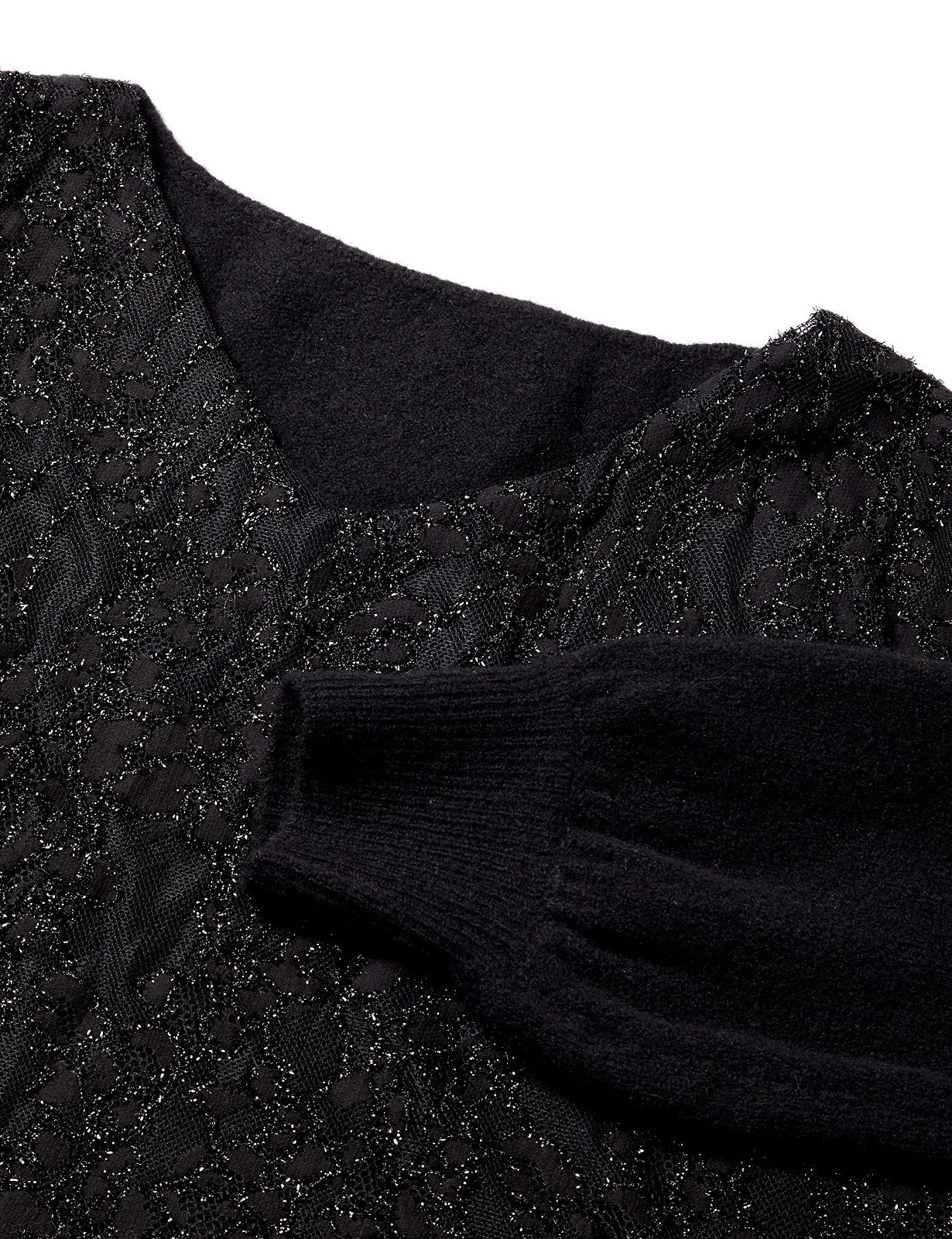 レースＶネックニットトップス