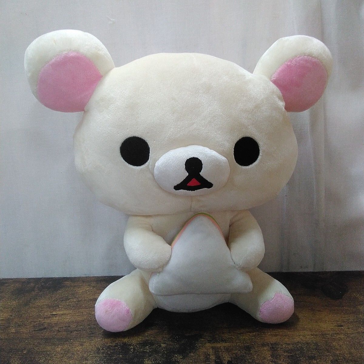 希少♡コリラックマ♡ゆるっとぬいぐるみ　メルカリ便　【お値下げ】 お値下げ♪コリラックマ リバーシブル寝袋ぬいぐるみ - メルカリ