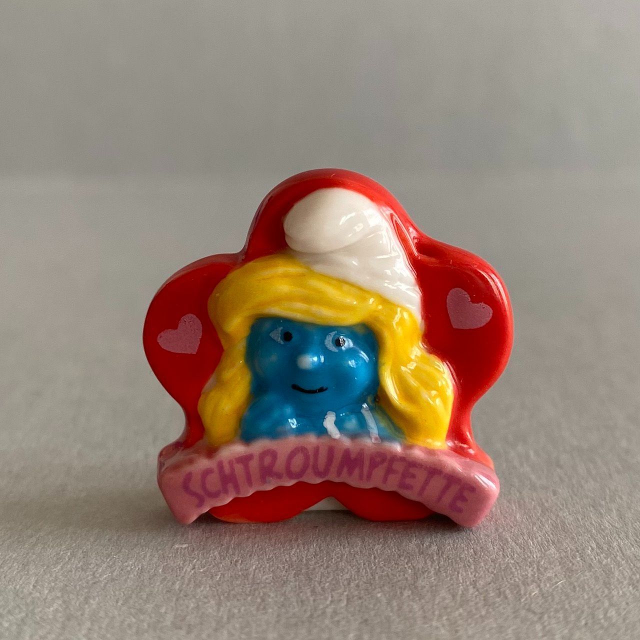 スマーフェットのフェーブ／スマーフ／フランス雑貨／陶器ミニチュア