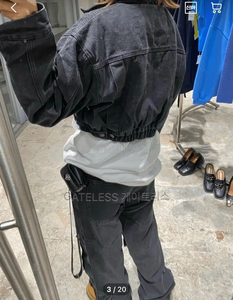 ゲートレス デニムブルゾンJK