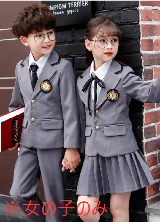 160 cm 4点セット 卒業式 スーツ 入学式 女の子 キッズ 卒業式服 フォーマル 子供 子供スーツ カジュアル 小学生 中学生 七五三 dt 417 d 3