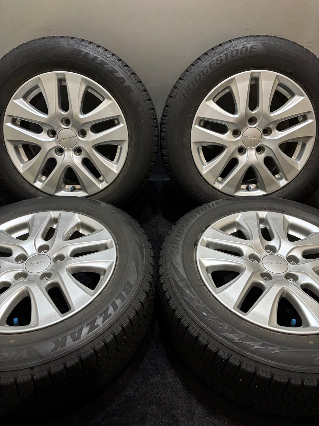 215 60 R 16 VRX 2 19年製 ホンダ ヴェゼル OP モデューロ 16インチ 7 J 55 114 3 5 H スタッドレス 4本 南3 L 52