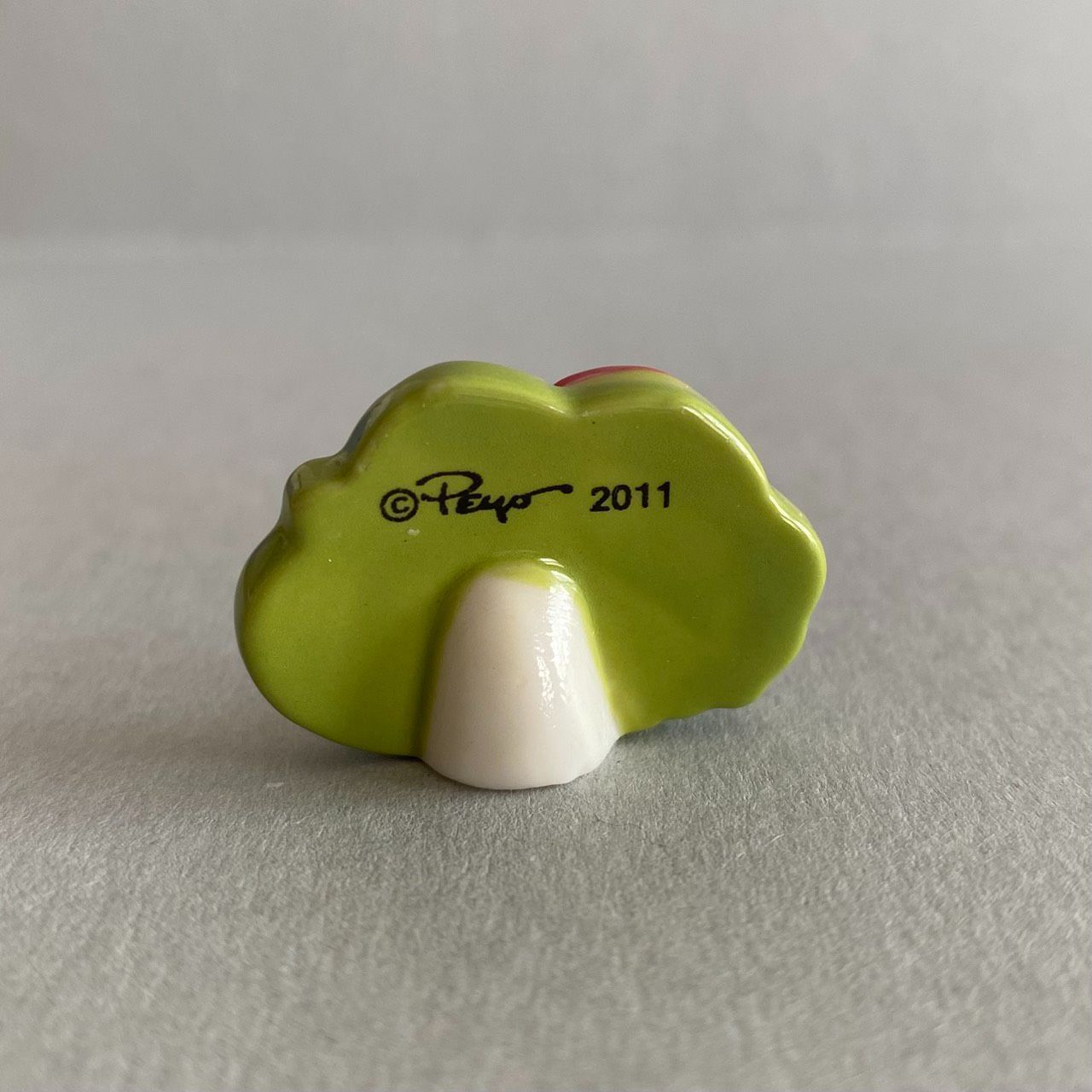 パパスマーフのフェーブ／スマーフ／フランス雑貨／陶器ミニチュア