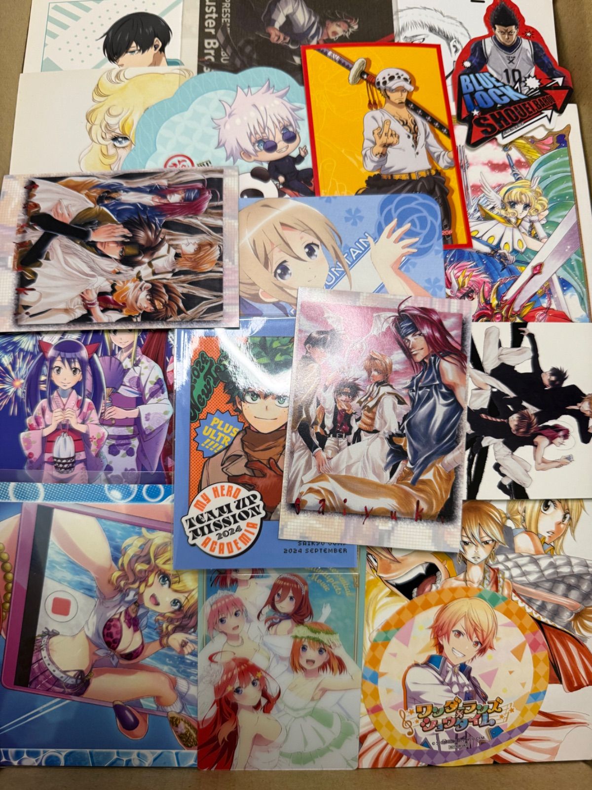 紙類 アニメ ゲーム まとめ売り 大量 コースター ポストカード カード