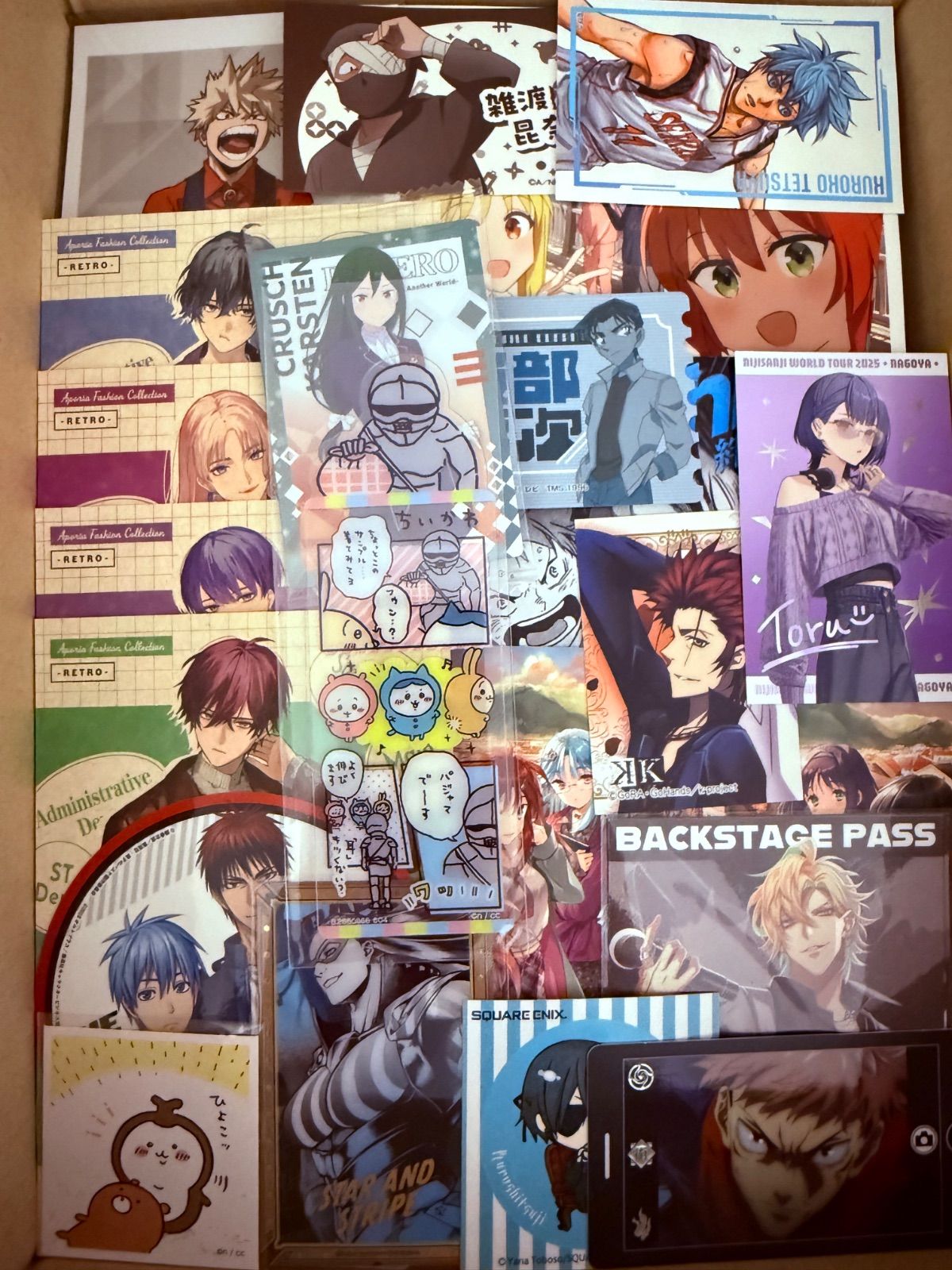 紙類 アニメ ゲーム まとめ売り 大量 コースター ポストカード カード