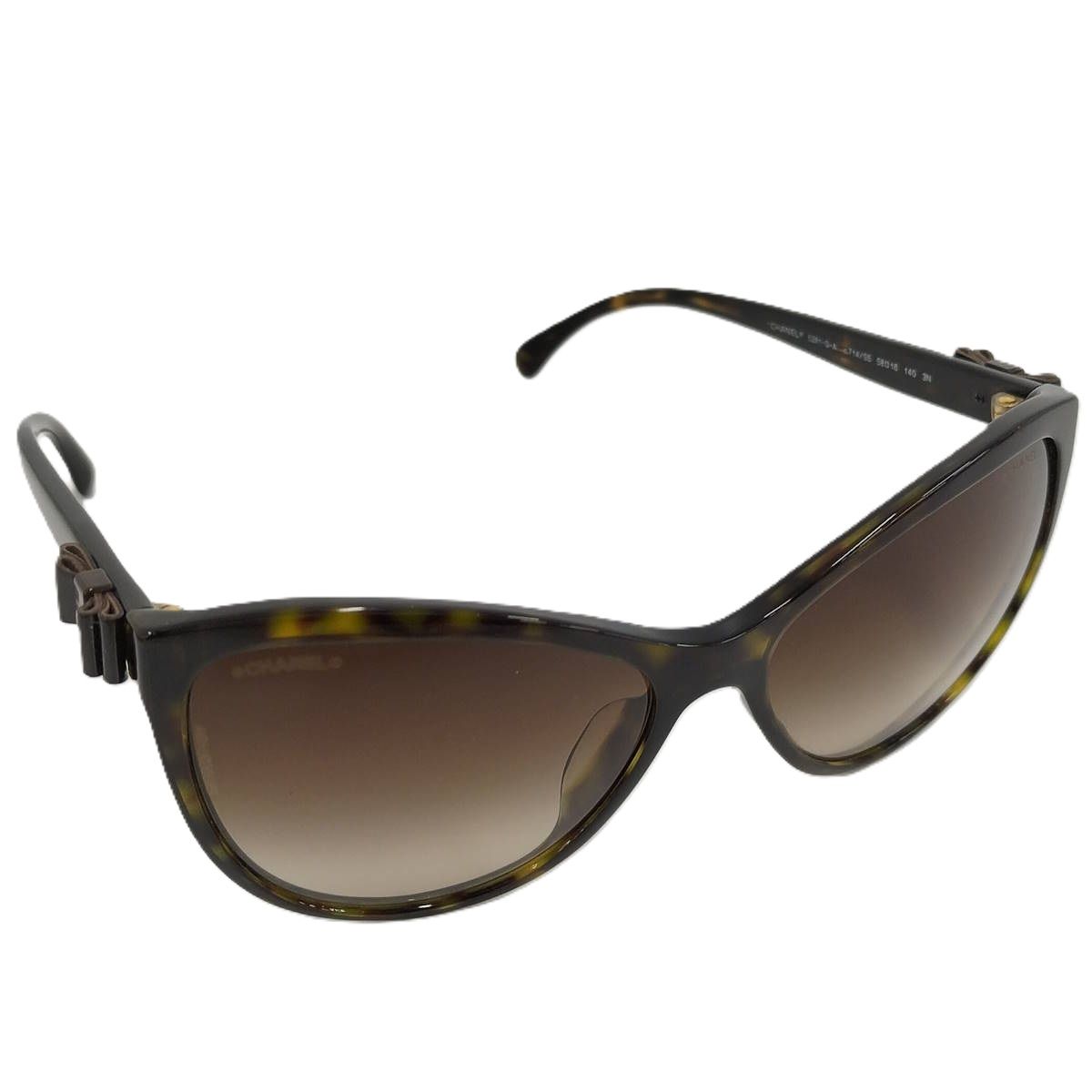 CHANEL サングラス ココリボン 購入 プラスチック ブラウン系 5281-Q-A