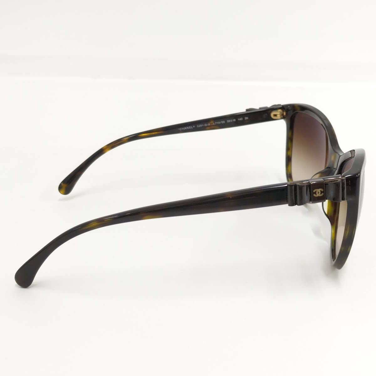 CHANEL サングラス ココリボン 購入 プラスチック ブラウン系 5281-Q-A