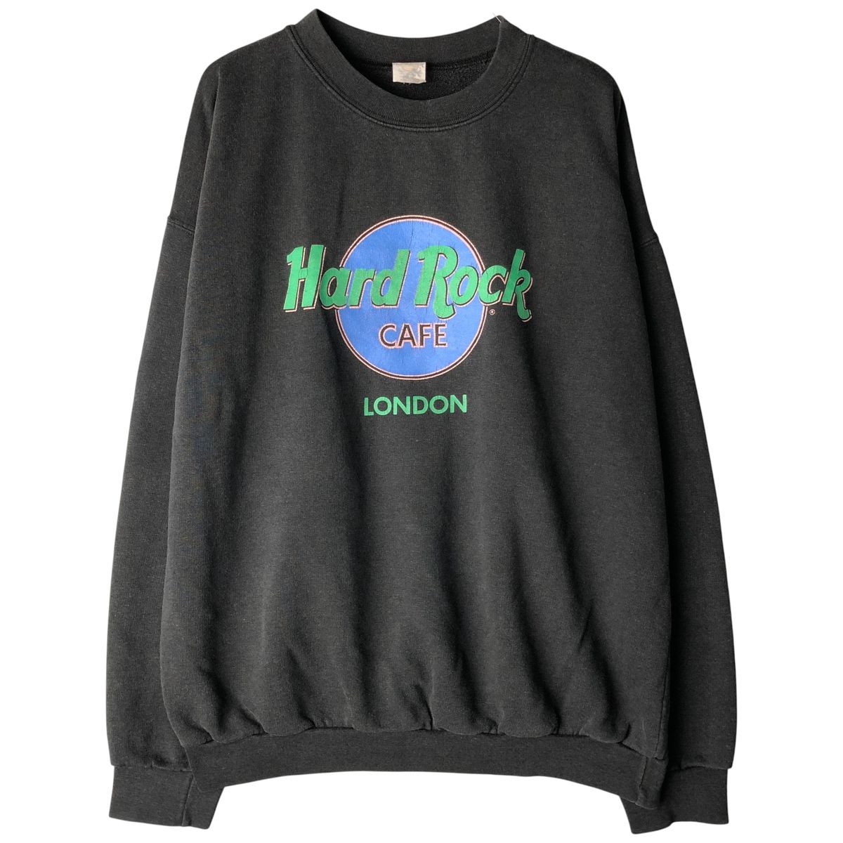 古着 HARD ROCK CAFE ハードロックカフェ アドバタイジング スウェット