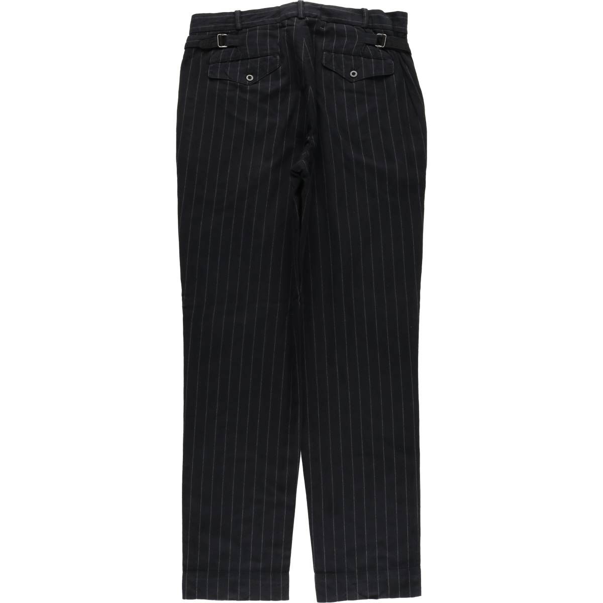 古着 ラルフローレン Ralph Lauren POLO by ストライプ柄 スラックスパンツ メンズw 35相当|eaa 603315