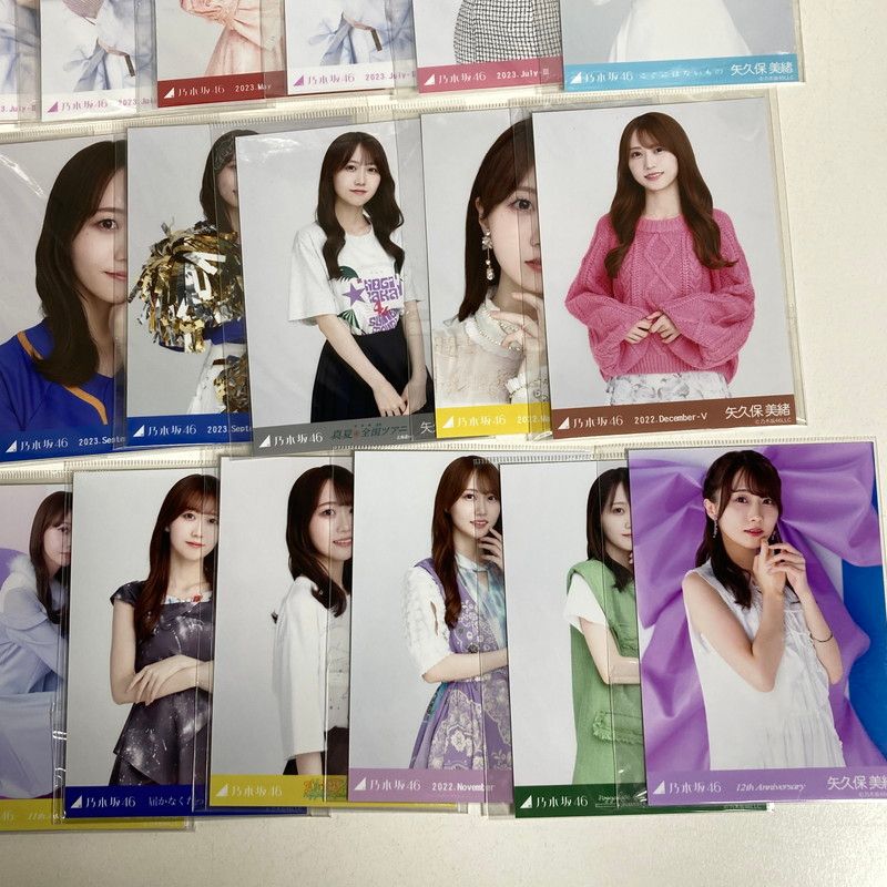 中古美品】 乃木坂46 矢久保美緒 生写真 37枚 缶バッジ 乃木坂グッズ