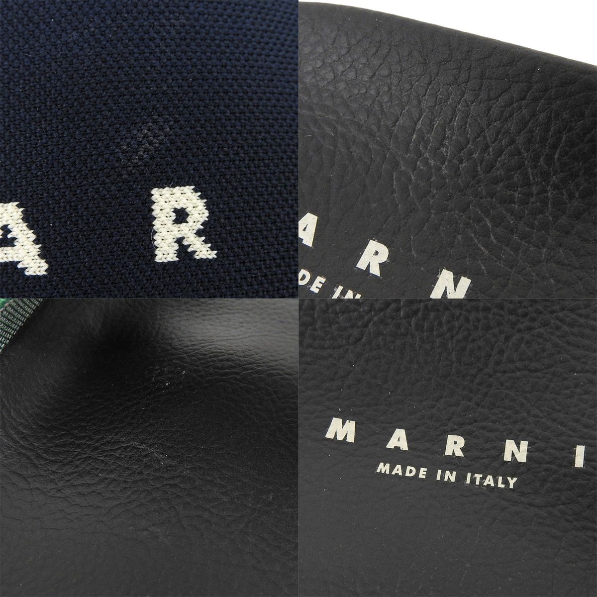 MARNI(マルニ) ジャガードロゴラバーサンダル ミュール アパレル