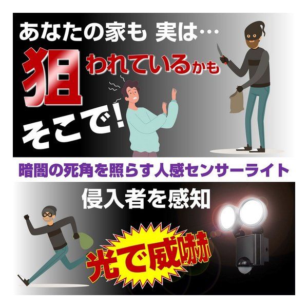 エルパ 防犯ライト