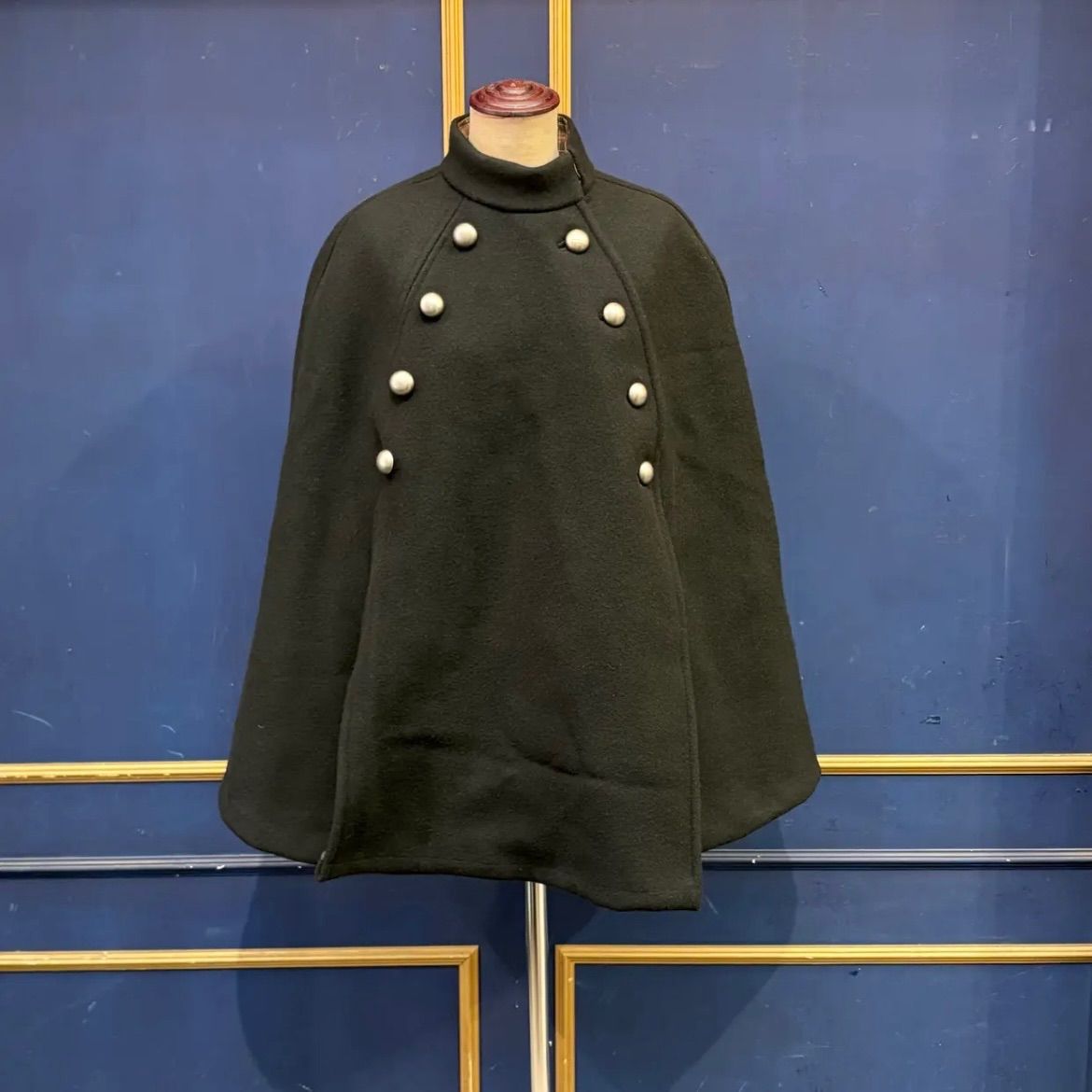 jewel trash マント ブラック ポンチョ モッズ レトロ 昭和 retro fashion