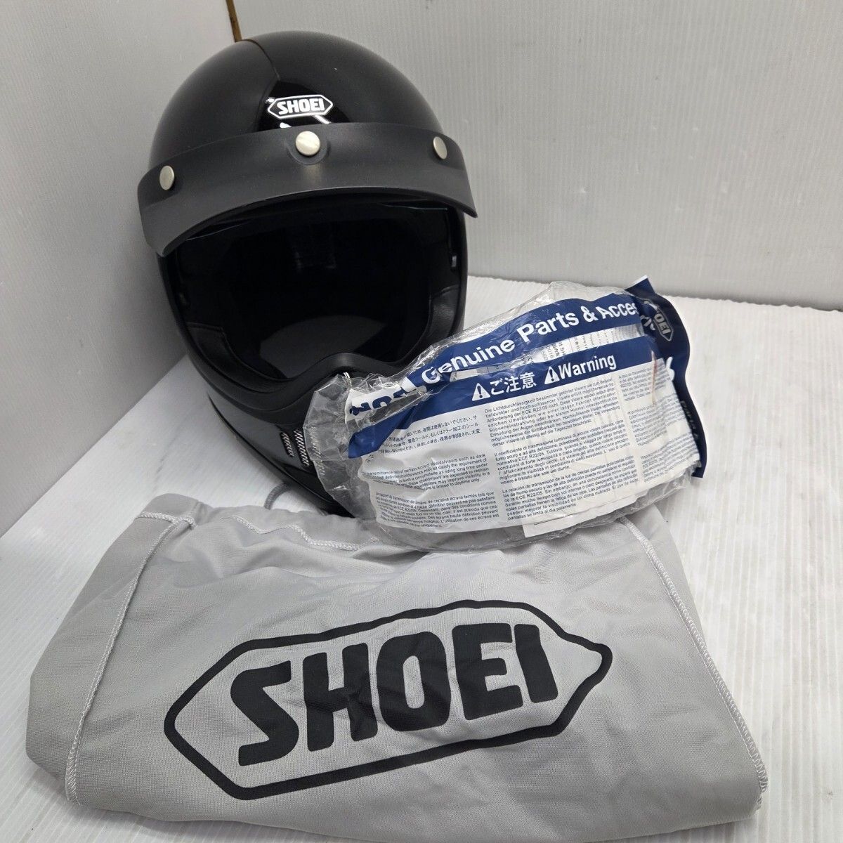 S 00582 SHOEI フルフェイス ヘルメット EX ZERO シールド セット Mサイズ