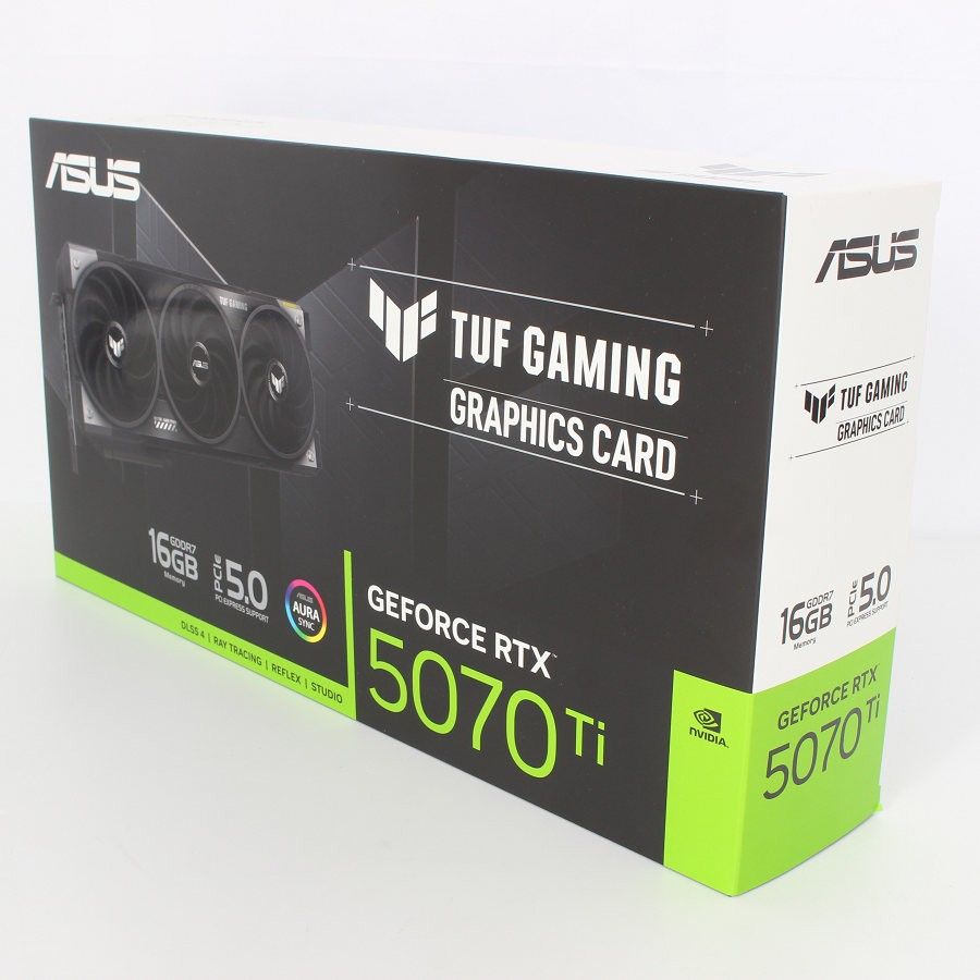 新品未開封】ASUS GeForce RTX 5070 Ti TUF Gaming 16GB GDDR7