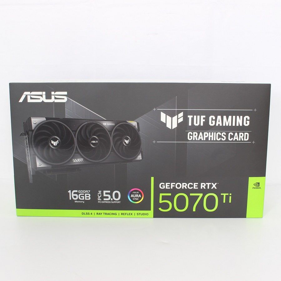ASUS GeForce RTX 5070 Ti TUF Gaming 16 GB GDDR 7 グラフィックスカード G エイスース 本体